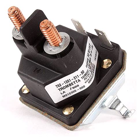 Look for the large terminal posts on the solenoid where the thick red wires connect to the solenoid. . Cub cadet xt1 starter solenoid replacement